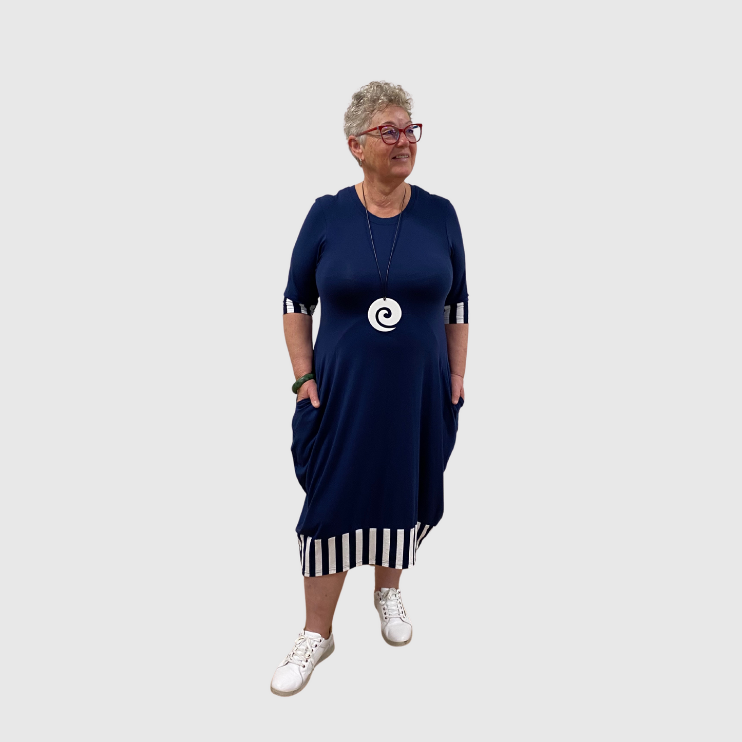 Blue Pocket Dress