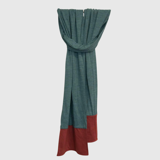 Merino scarf green