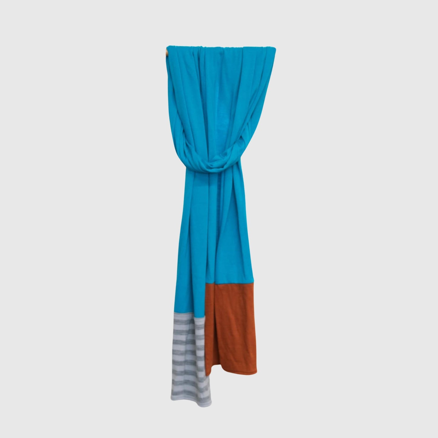 Merino scarf turquoise