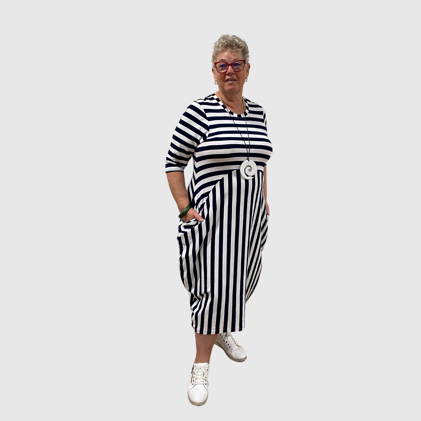 Summer Stripe Pocket Dress